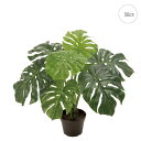 【新作】モンステラポット (H40cm) 人工観葉植物 造花 フェイクグリーン 葉っぱ 観葉植物 壁掛け 壁 吊り下げ インテリア シンプル モダン 可愛い リアル