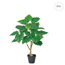 ウンベラータプラント (H60cm) 人工観葉植物 造花 フェイクグリーン 葉っぱ 観葉植物 壁掛け 壁 吊り下げ インテリア お世話いらず