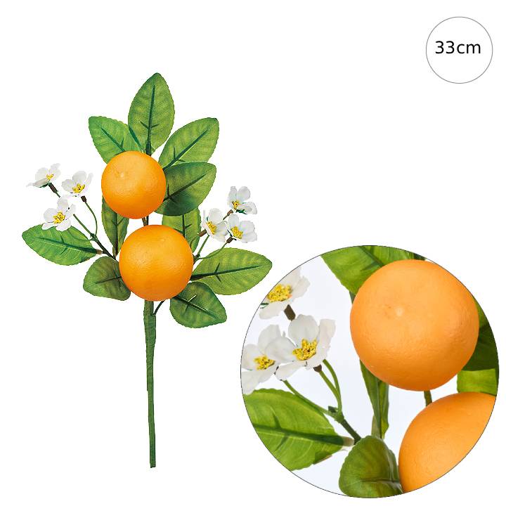 乐天商城 - 新作【3本セット】オレンジの小枝 (33cm) インテリア 枝 観葉植物 造花 南国 砂漠 オブジェ 夏 観葉植物 大型 インテリア 人工 模様替 大型 おしゃれ 造花 人工 モダン シンプル 店舗ディスプレイ カフェ インダストリアル 倉庫 レンガ