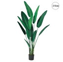 【観葉植物 大型】トラベルパームツリー (210cm) グリーン 造花 リアル タヒチ 南国 夏 観葉植物 大型 インテリア 人工 フェイク 模様替え おしゃれ...