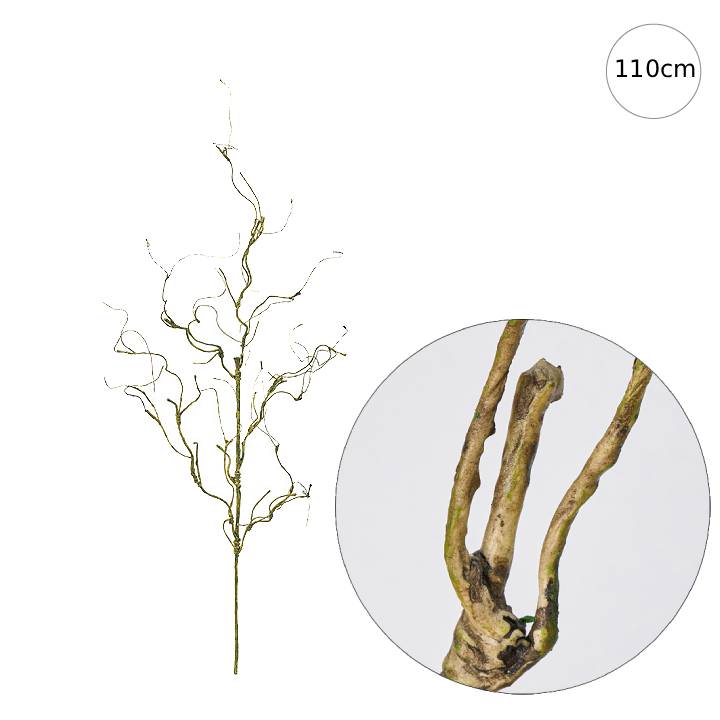 Leafy Plants - 新作【2本セット】ツイッグブランチ (110cm) オールシーズン インテリア 枝 観葉植物 南国 砂漠 オブジェ 夏 大型 インテリア 人工 模様替 大型 おしゃれ 造花 人工 モダン シンプル 店舗ディスプレイ カフェ インダストリアル 倉庫 レンガ