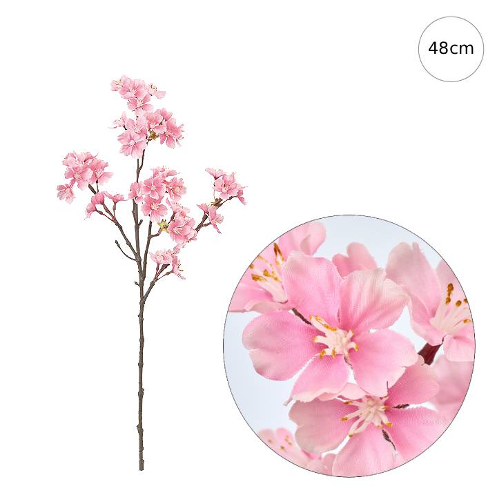 【新作】【2本入り】早春山桜 (48cm) 春 店舗装飾 インテリアディスプレイ 季節 演出 飾り イベント 装飾 造花 観葉植物 アートグリーン さくら 春色 和風 洋風 アレンジ 可愛い