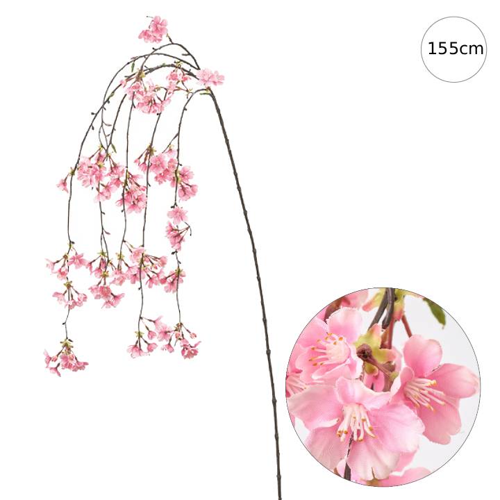 【新作】早春しだれ桜 (155cm) 春 店舗装飾 インテリアディスプレイ 季節 演出 飾り イベント 装飾 造花 観葉植物 アートグリーン さくら 春色 和風 洋風 アレンジ 可愛い