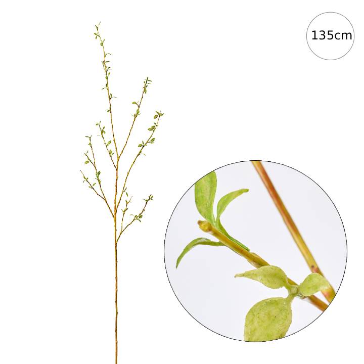 【2本セット】【インテリア 枝】新芽柳 (135cm) 人工観葉植物 造花 フェイクグリーン 葉っぱ 観葉植物 壁掛け 壁 吊り下げ おしゃれ