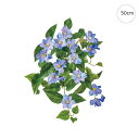 サザンクレマチスブッシュ (50cm) 造花 和風 藤の花 インテリア フラワー アレンジ シンプル ゴージャス オシャレ 枯れない お世話不要 吊り下げ