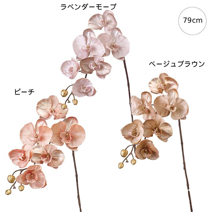 乐天商城 - 【ベルベット調】【2本セット】ファレノベルベ (79cm) ゴージャス エレガント 店舗装飾 インテリア ディスプレイ 季節 演出 飾り イベント 装飾 造花 観葉植物 アートグリーン アレンジ プレゼント