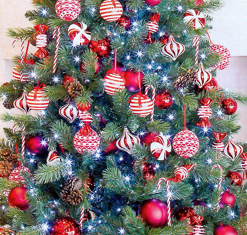 【10個セット】【在庫限り】ファブリックグローブ 　手袋 ツリー 飾り かわいい 布製 ファブリック チェック 赤 パーティー 演出