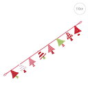 【5本セット】【在庫限り】 110cmファブリックツリーガーランド クリスマスツリー オーナメント 飾り ディスプレイ おしゃれ 北欧 アレンジ 吊り下げ
