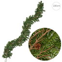 【クリスマス 飾り】ツイッグシダーガーランド (180cm) 北欧 ナチュラル 上品 高級 豪華 おしゃれ 飾り 装飾 壁 壁掛け スワッグ 店舗 ショップ 施設 パーティー 業務用