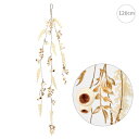 【2本セット】【クリスマス 飾り】ブランバインガーランド (120cm) 白い 実 縁起物 北欧 ナチュラル 上品 高級 豪華 おしゃれ 飾り 装飾 壁 壁掛け スワッグ 店舗 ショップ 施設 パーティー 業務用