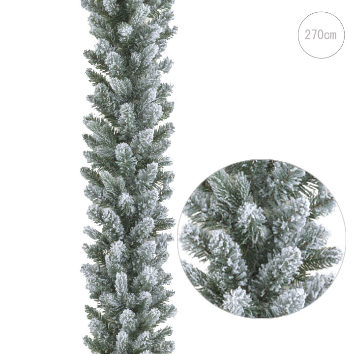 【人気商品】ウィスラースノーガーランド (270cm) (スノー) (幅30cm) 北欧 ナチュラル 上品 高級 豪華 おしゃれ 飾り 装飾 壁 壁掛け スワッ...