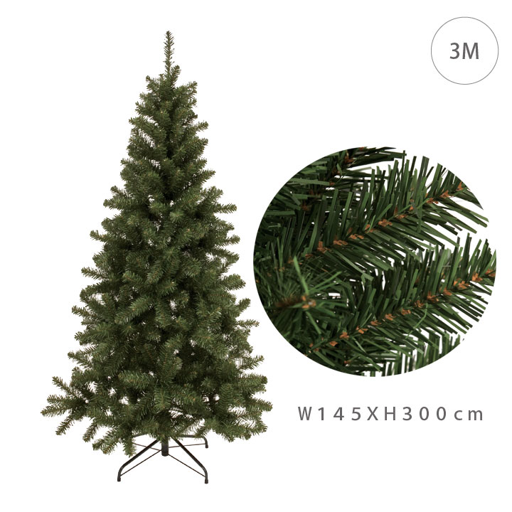 【クリスマスツリー 大型】アルトスリムツリー (300cm) クリスマス ツリー オーナメント LED おしゃれ インテリア ヌードツリー 置物 ボール クラシック スノー 松ぼっくり 北欧 商業施設 ホテル 店内ツリー 店内装飾