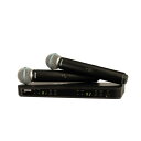 SHURE 『BLX288/B58』据置型、2ch受信機とBETA 58Aマイクヘッドのハンドヘルド型送信機2本をセットにしたパッケージ【在庫ありの場合1~3営業日で出荷可能】