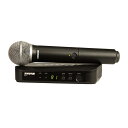 SHURE 『BLX24/PG58』 BLX2/PG58ハンドヘルド型送信機とBLX4受信機のセット【在庫ありの場合1~3営業日で出荷可能】