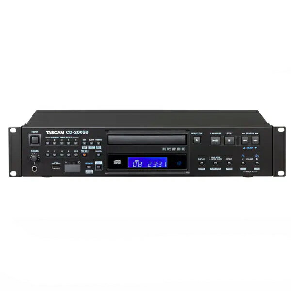 TASCAM SD/SDHC、USBメモリー対応CDプレーヤー『CD-200SB』 【送料無料】【代引き手数料無料】