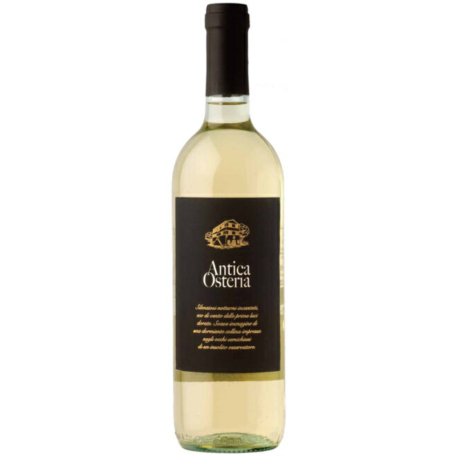 使用されるブドウはどれもマルケ州の広い地域で古くから栽培されているポピュラーな品種です。フルーティーで軽やかな口当たりはデイリーワインとして最適。コスト・パフォーマンスの高さが光る一本です。 ●名称：白ワイン●商品名：Antica Osrteria Bianco VDT●生産者：GAROFOLI●原産国：イタリア●産地：マルケ●葡萄品種：ヴェルディッキオ、パッセリーナ、ペコリーノ【※ご注意ください※】ワインの商品名にヴィンテージ（生産年）表記のないものは流通の関係上、下記の状況となります【最新ヴィンテージ】【在庫ヴィンテージ】【ノンヴィンテージ】また表記のあるものでもメーカーの在庫状況により変更になる場合もございます※ヴィンテージについてはご注文前にお気軽にお問合せください使用されるブドウはどれもマルケ州の広い地域で古くから栽培されているポピュラーな品種です。フルーティーで軽やかな口当たりはデイリーワインとして最適。コスト・パフォーマンスの高さが光る一本です。 ●名称：白ワイン●商品名：Antica Osrteria Bianco VDT●生産者：GAROFOLI●原産国：イタリア●産地：マルケ●葡萄品種：ヴェルディッキオ、パッセリーナ、ペコリーノ【※ご注意ください※】ワインの商品名にヴィンテージ（生産年）表記のないものは流通の関係上、下記の状況となります【最新ヴィンテージ】【在庫ヴィンテージ】【ノンヴィンテージ】また表記のあるものでもメーカーの在庫状況により変更になる場合もございます※ヴィンテージについてはご注文前にお気軽にお問合せください