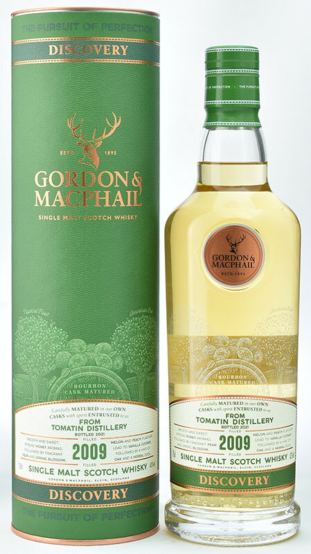 ディスカバリー トマーティン 2009 43% 700ml スペイサイド シングルモルト Gordon & Macphail Discovery Bourbon TOMATIN ギフト 贈り物 お祝い お礼