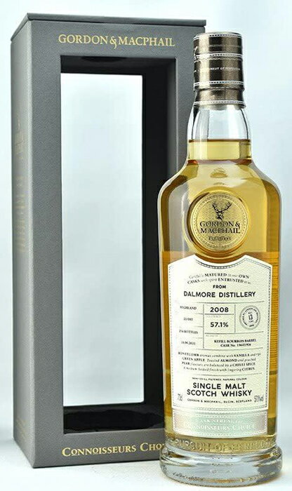 【ゴードン＆マクファイル】コニサーズチョイス ダルモア 13年 2008 57.1% 700ml スペイサイド シングルモルト Gordon & Macphail Connoisseurs Choice Dalmore ギフト 贈り物 お祝い お礼