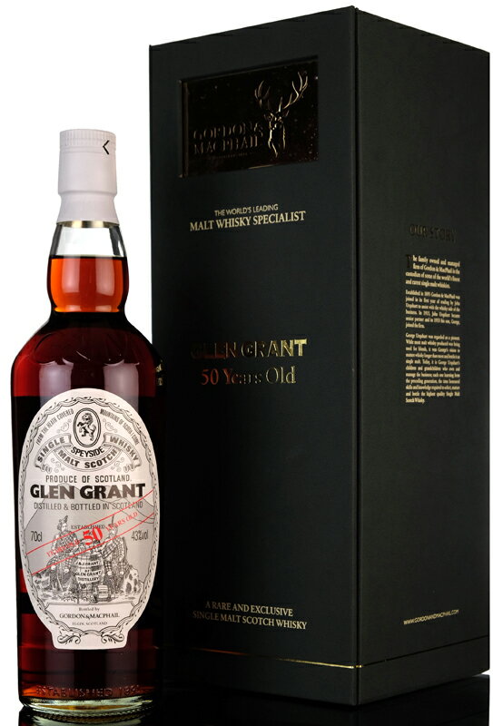 【ゴードン＆マクファイル】グレングラント 50年 43% 700ml スペイサイド シングルモルト glen grant 50 year gordon & macphail ギフト 贈り物 お祝い お礼