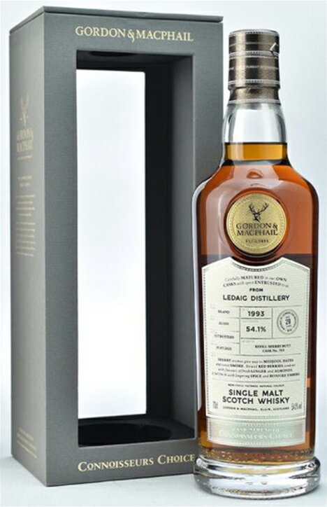 【ゴードン＆マクファイル】コニサーズチョイス レダイグ 28年 1993 54.1% 700ml アイランズ シングルモルト Gordon & Macphail Connoisseurs Choice Ledaig ギフト 贈り物 お祝い お礼