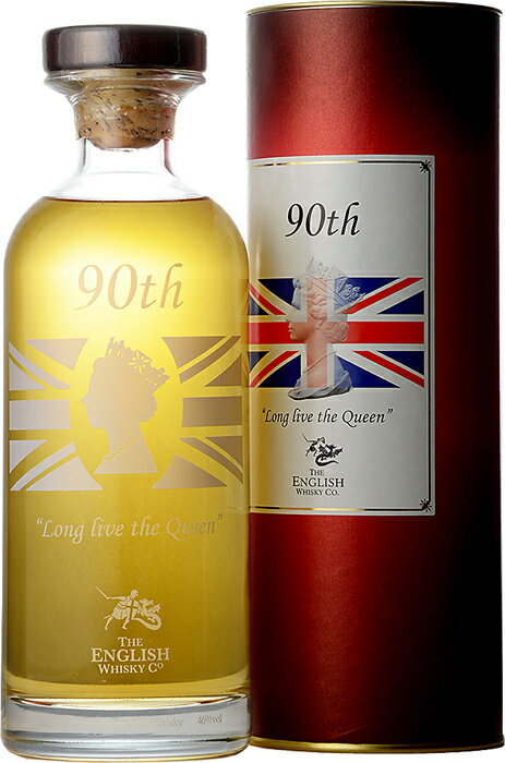 【ザ・イングリッシュウイスキー】エリザベス女王 90歳 記念ボトル 46% 700ml The English Whisky Queen Elizabeth 90th Anniversary Bottle ギフト 贈り物 お祝い お礼