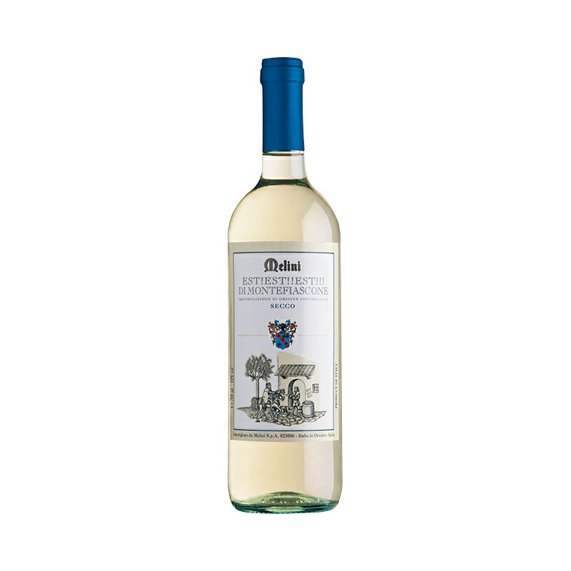 ユニークな名前が印象的な白ワイン。“エスト”とはおいしいワインが「ここにある」という伝説に由来します。ミネラルのような香り、素直で軽快な印象の白ワインです。 （ラツィオ州産）●名称：白ワイン●商品名欧名/Est! Est!! Est!!! di Montefiascone●生産者/【メリーニ】●生産者欧名/Melini●原産国：イタリア●産地：トスカーナ●原材料：トレッビアーノ/マルヴァジーア/他【※ご注意ください※】ワインの商品名にヴィンテージ（生産年）表記のないものは流通の関係上、下記の状況となります【最新ヴィンテージ】【在庫ヴィンテージ】【ノンヴィンテージ】また表記のあるものでもメーカーの在庫状況により変更になる場合もございます※ヴィンテージについてはご注文前にお気軽にお問合せくださいユニークな名前が印象的な白ワイン。“エスト”とはおいしいワインが「ここにある」という伝説に由来します。ミネラルのような香り、素直で軽快な印象の白ワインです。 （ラツィオ州産）●名称：白ワイン●商品名欧名/Est! Est!! Est!!! di Montefiascone●生産者/【メリーニ】●生産者欧名/Melini●原産国：イタリア●産地：トスカーナ●原材料：トレッビアーノ/マルヴァジーア/他