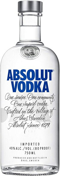 スウェーデンアブソルートアブソルートウォッカ40%750mlウオッカabsolutVodka ギフト 贈り物 お祝い お礼