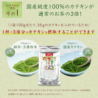 緑茶カテキン3倍粉末茶100g詰×1粉末緑茶粉末茶粉砕茶送料無料
