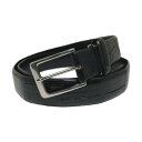 クロコダイル CROCODILE ベルト ピンタイプ マットクロコ 訳あり TK-35K black 【SS】