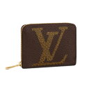 ルイヴィトン LOUIS VUITTON コインケース ジッピーコインパース ジャイアント モノグラム モノグラムキャンバス M69354 ブラウン LV【OS】