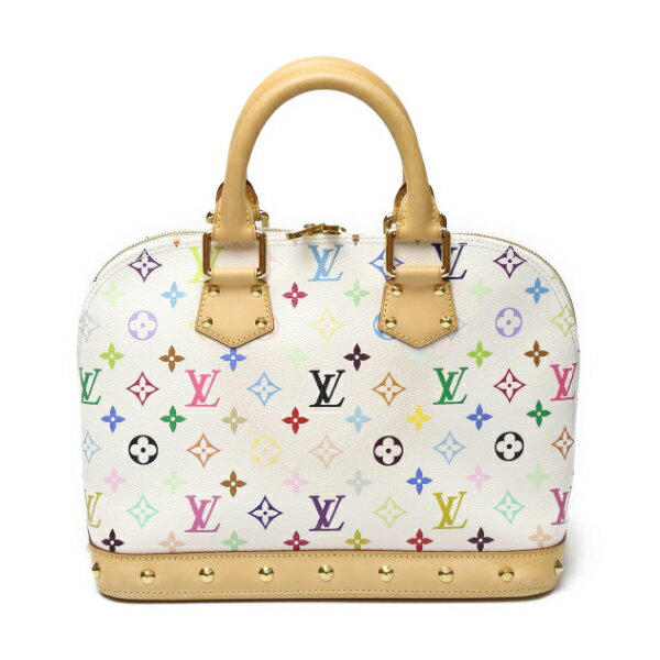 ルイヴィトン LOUIS VUITTON ハンドバッグ アルマ モノグラム マルチカラー モノグラムマルチカラー M92647 ブロン ホワイト LV 【SS】 【中古】