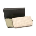 ボッテガヴェネタ BOTTEGAVENETA 長財布 ラウンドファスナー イントレチャート メッシュ イレブン レザー 114076v001n ピンク 【SS】(4)