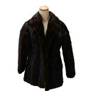 その他アウター ハーフコート ミンク 11号 ブラック 【SS】 【中古】
