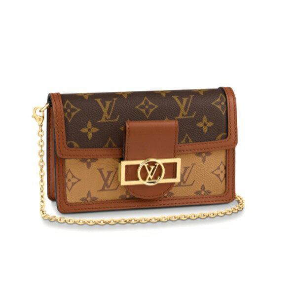 ルイヴィトン LOUIS VUITTON ショルダーバッグ ポルトフォイユ モノグラム ドーフィーヌ M68746 ブラウン LV