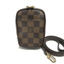 エテュイオカピPM ダミエ ポーチ N61738 ルイヴィトン ブラウン ポーチ LOUIS VUITTON LV 【SS】 【中古】