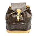 ルイヴィトン LOUIS VUITTON リュック・デイパック リュックサック モノグラム モンスリMM モノグラムキャンバス M51136 ブラウン LV 【...