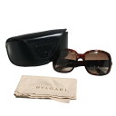 ブルガリ BVLGARI サングラス 851/3B 130 2N 60□19 プラスチック 8038-B ブラウン 【SS】 【中古】