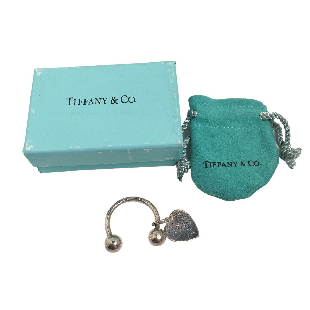 ティファニー TIFFANY Co. キーホルダー キーリング リターントゥ ハートタグキーリング シルバー925 シルバー 【SS】 【中古】