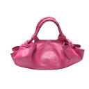 ロエベ LOEWE ハンドバッグ ハンドバッグ ナッパアイレ カーフ ピンク 【SS】 【中古】(4)