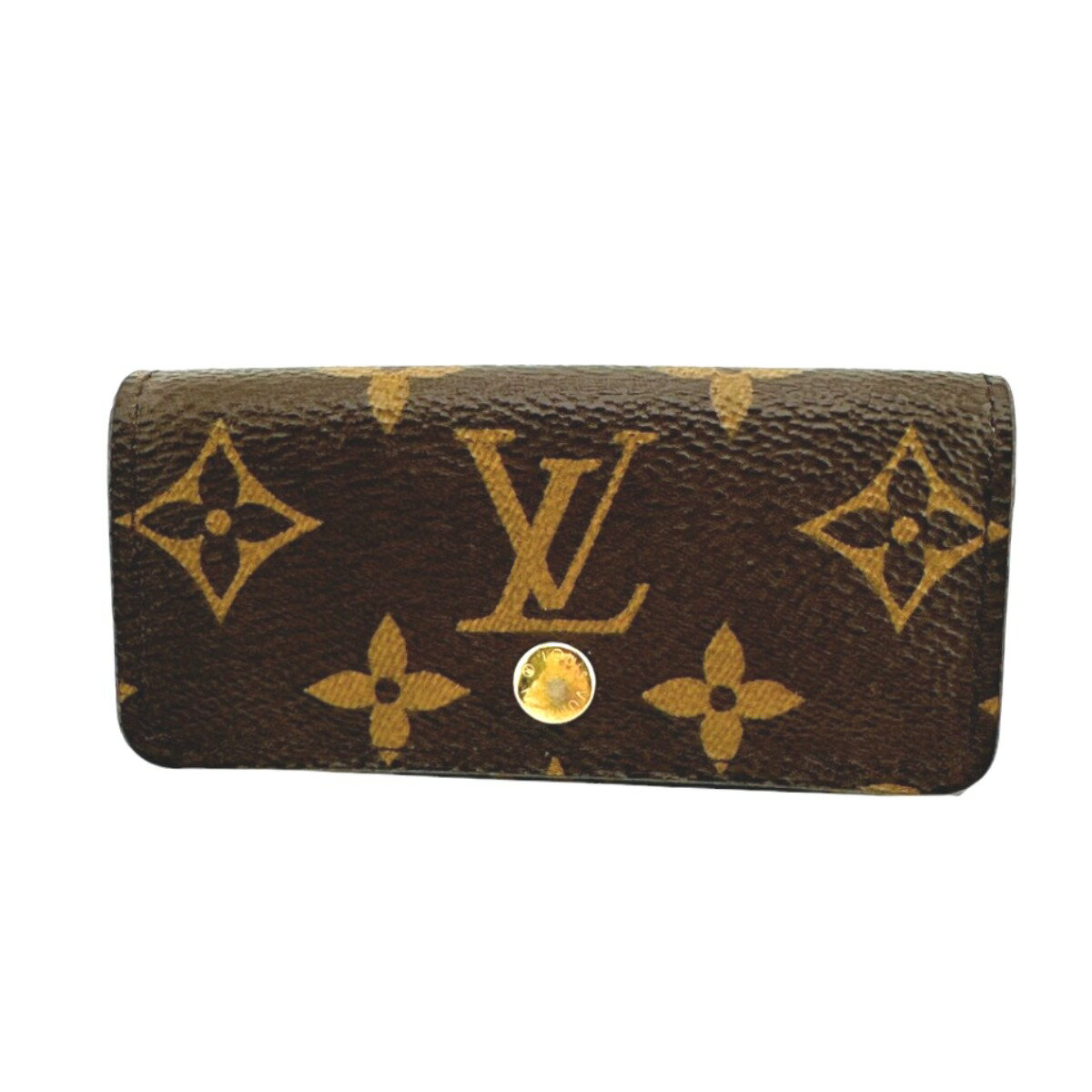 ルイヴィトン LOUIS VUITTON キーケース 4本用 モノグラム ミュルティクレ4 モノグラムキャンバス M69517 ブラウン LV 【SS】 【中古】