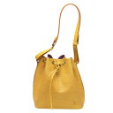 ルイヴィトン LOUIS VUITTON ショルダーバッグ 巾着型ショルダーバッグ エピ プチノエ エピレザー M44109 タッシリイエロー LV 【SS】 ...