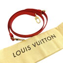 ルイヴィトン LOUIS VUITTON ショルダーストラップ ショルダー スピーディー・バンドリエール用 レザー M45548 レッド LV 【SS】 【中古...