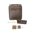 ルイヴィトン LOUIS VUITTON キャリーバッグ キャスター付き旅行かばん ダミエ ペガス45 ダミエキャンバス N23293 ブラウン LV 【SS】...