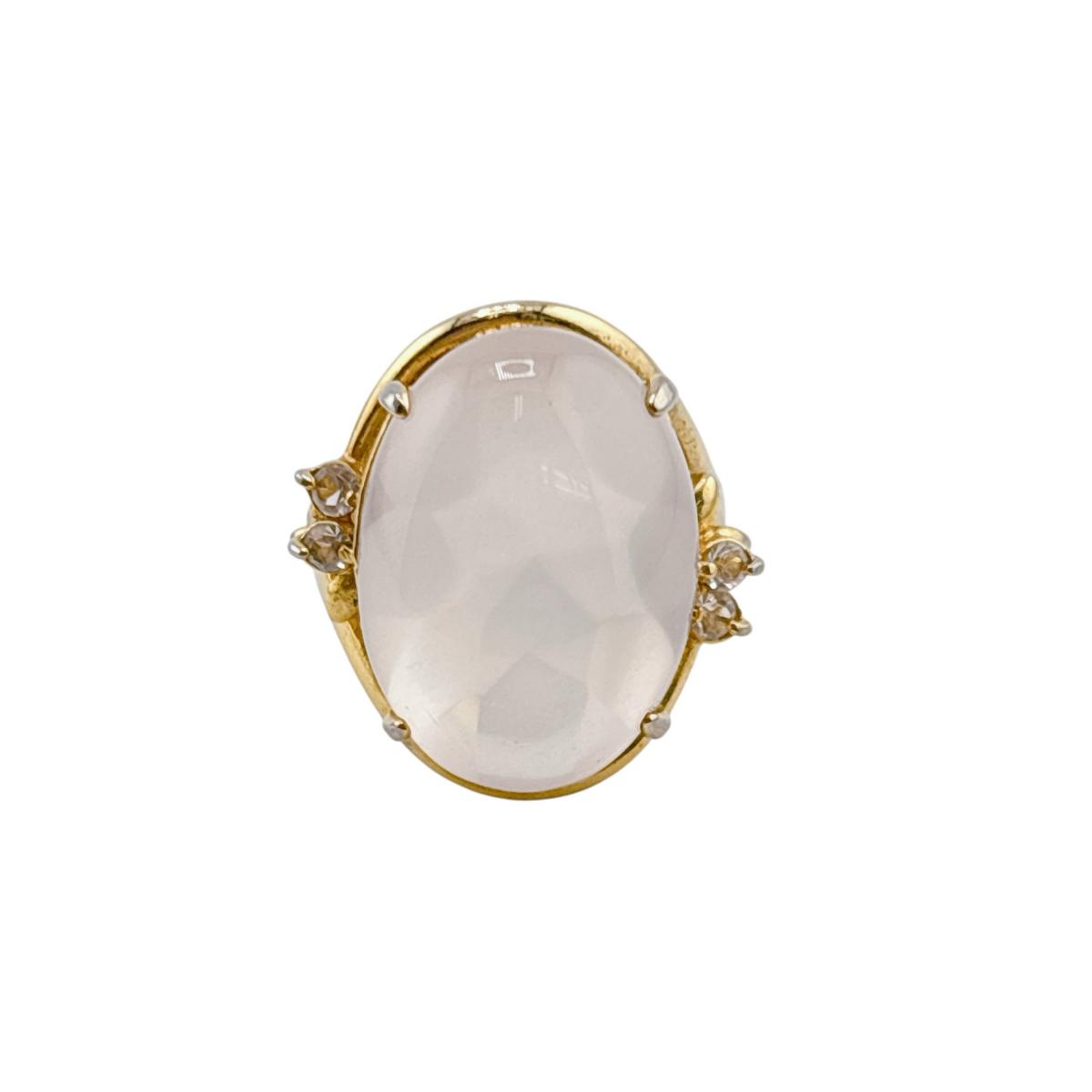 リング・指輪 指輪 12号 ローズクオーツ ゴールド 【SS】 【中古】