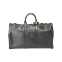 ルイヴィトン LOUIS VUITTON ボストンバッグ 旅行かばん エピ キーポル45 エピレザー M59062 ノワール LV 【SS】 【中古】