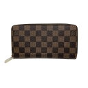 ルイヴィトン LOUIS VUITTON 長財布 長財布 ダミエ ジッピーウォレット ダミエキャンバス N41661 ブラウン LV 【SS】 【中古】(4)