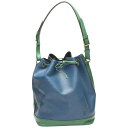 ルイヴィトン LOUIS VUITTON ショルダーバッグ 巾着型 エピ ノエ エピレザー M44044 ブルー×グリーン LV 【SS】 【中古】