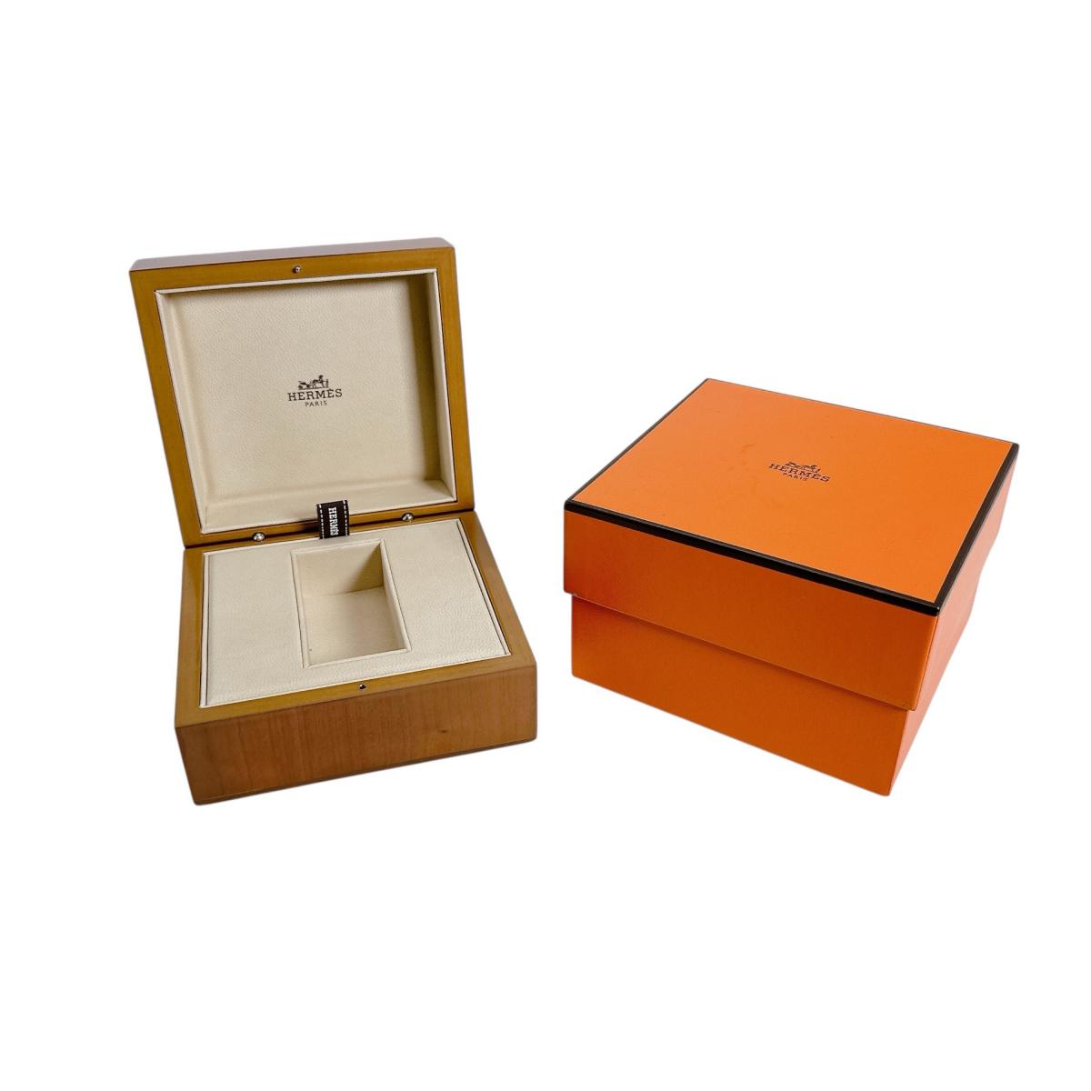 エルメス HERMES 腕時計 時計用箱 収納ケース 木箱 Not specified（指定なし） ブラウン 【SS】 【中古】