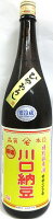 日本酒 綿屋 川口納豆 特別純米 ササニシキ 1800ml 【金の井酒造】