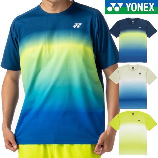ヨネックス ユニドライTシャツ 16843 仕様:UVカット、吸汗速乾、制電 素材 ポリエステル100% ●【1点まで】メール便配送可能です。 男女兼用 メンズ レディース